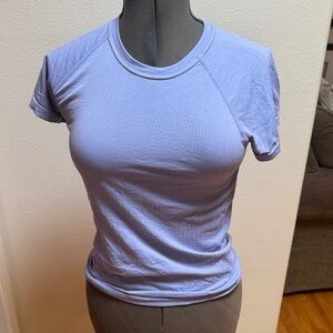 Zella Soft Periwinkle Short Sleeve Tee